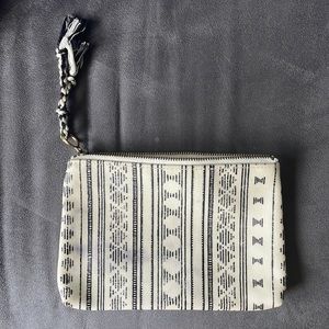 Madewell cream canvas pouch